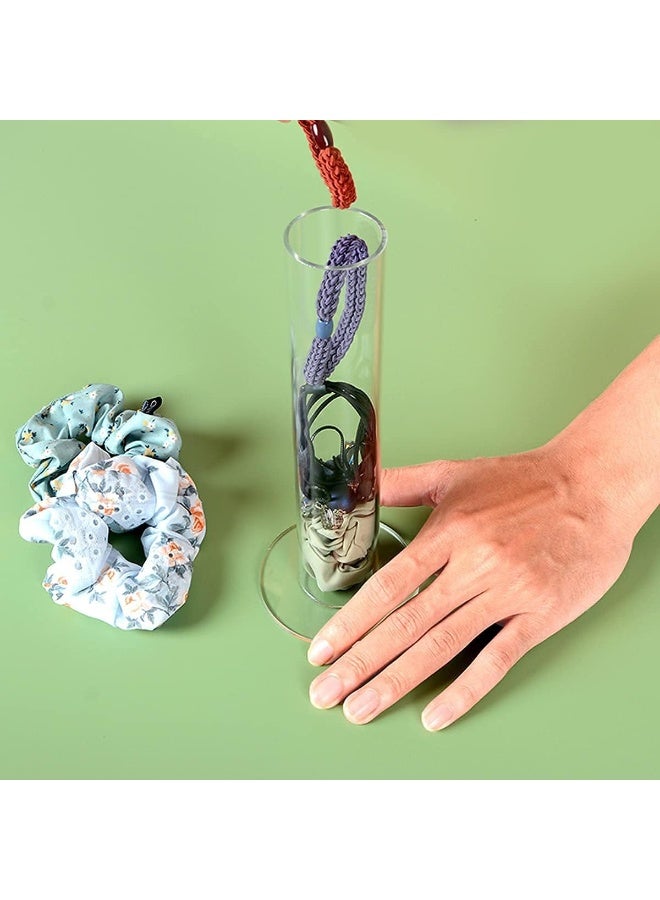 2PCS أكريليك Scrunchie حامل المنظم؟ الشعر روابط عرض الوقوف، منظم لسوارات سوار - Image 3